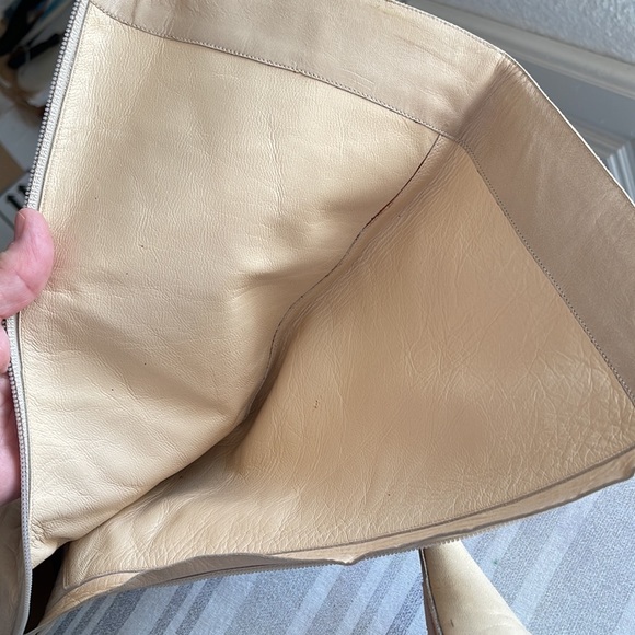 JIMMY CHOO HEELED BOOTS. Sz 37.5 (approx 7). Tan. Zip up back. See all photos! - Picture 11 of 16